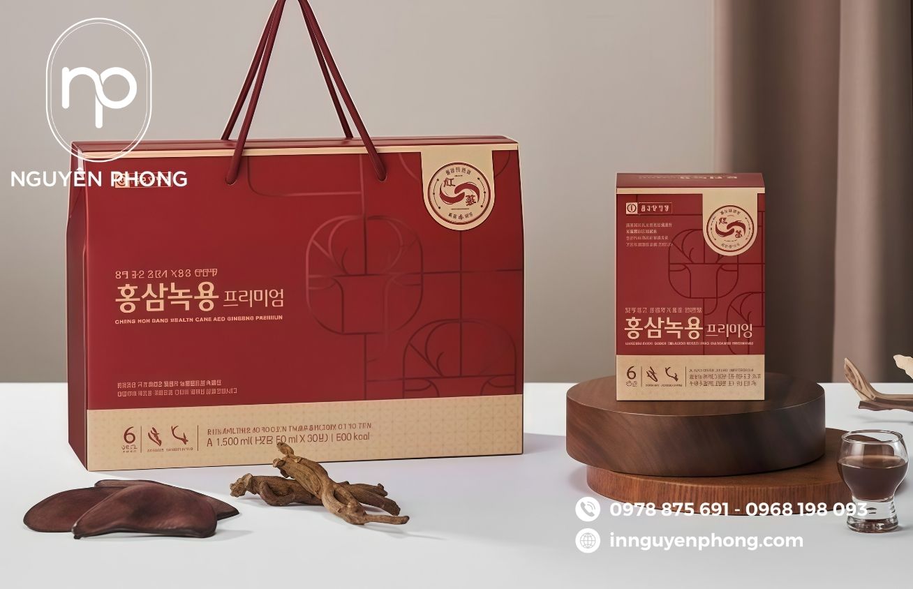 Mẫu túi giấy đựng thuốc đông y cao cấp 